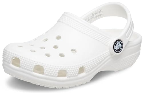 Image of Crocs Unisex Kids Classic Clog T Clog, White, 8 UK Child