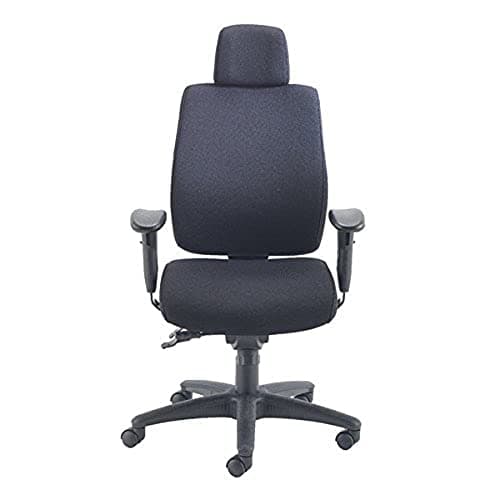 Image of Avior Elbrus High Back Operator Chair KF73875, Fabric, Black, 48 x 47 x 650 cm