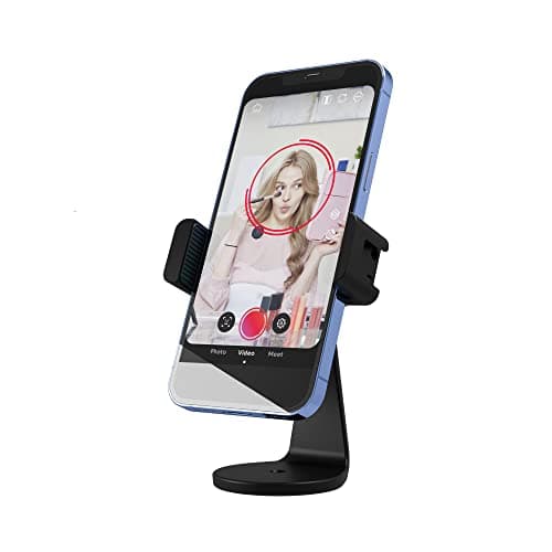 Image of Pivo Smart Mount Adjustable 360° Vertical and Horizontal Smartphone Aluminum Holder Stand with Universal Clamp Adapter ¼ inch Thread for Tripods