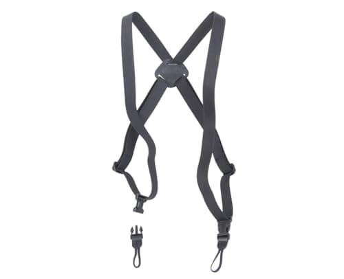 Image of OP/TECH 5301422 Bino-Cam Harness - Elastic, Black