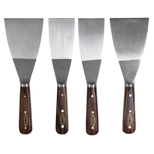 Image of Hamilton Perfection 4pce Scale Tang 2"+3" Filling Knife + Scraper Tool Set