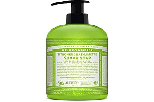 Image of Dr. Bronner's Sugar Soap, Lemongrass/Lime - 710 ml