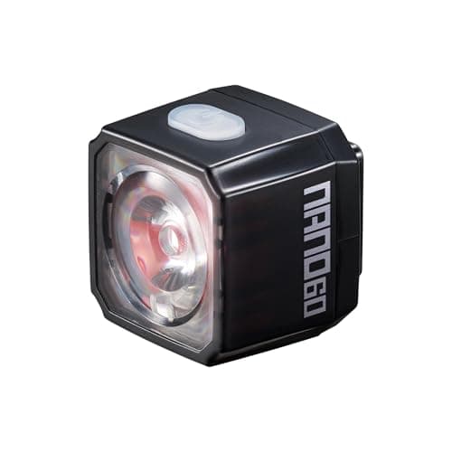 Image of CatEye Nano 60 Rear Bike Light - 60 Lumen USB Rechargeable LED Tail Light, Compact Waterproof Bicycle Safety Light for Daily Commuting