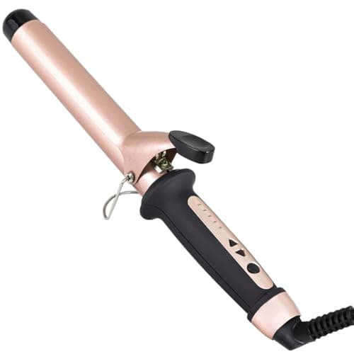 Image of Hair Curler 32mm Barrel Curling Tongs Big Curls for Long & Medium Length Hair Waver Styling Thick Wide Curling Iron with 120°C-210°C Adjustable Temperature