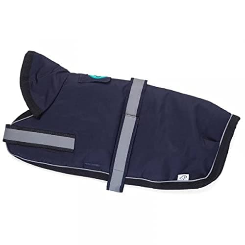 Image of Zoon Uber-Activ Navy Waterproof Comfort Dog Coat - 50cm
