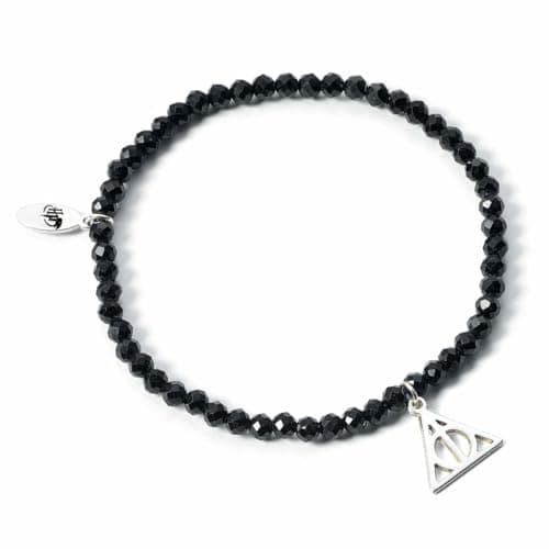 Image of Harry Potter Crystal Bracelet with Sterling Silver Deathly Hallows Charm