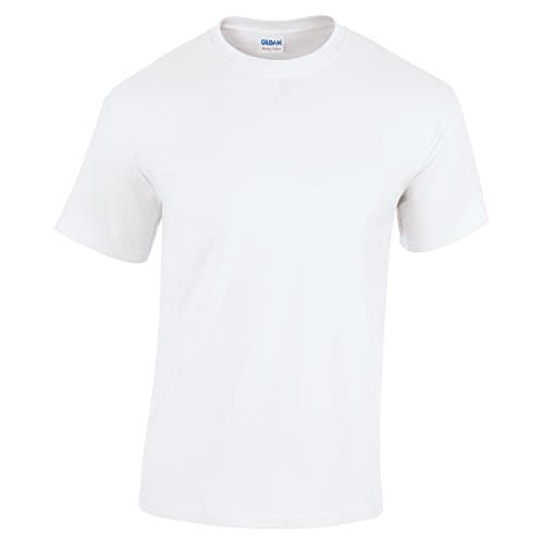 Image of Gildan Mens Heavy Cotton Short Sleeve T-Shirt (4XL) (White)