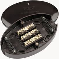 Image of Click WA222 3-Terminal Electrical Junction Box, Brown
