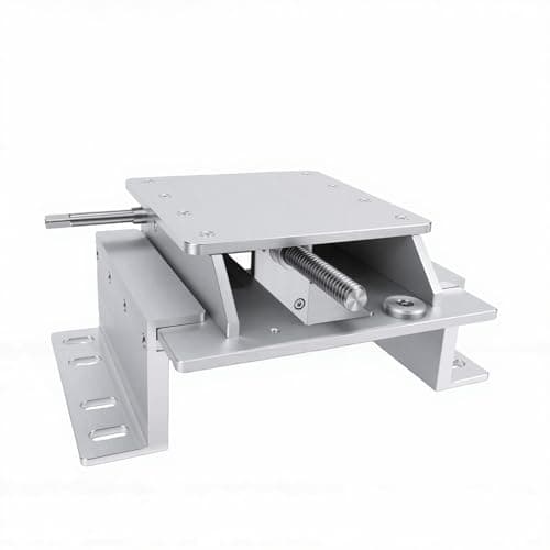 Image of Jelquix Manual Adjustable Jack Plate, 6in Aluminum Alloy Rustproof for Outboard Engines Under 30, Lab Jack Lifting Scissor Stand Platform Easy Installation No Drilling Required