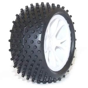 Image of FTX Vantage Rear Buggy Tyre Mounted On Wheels (Pr) - White