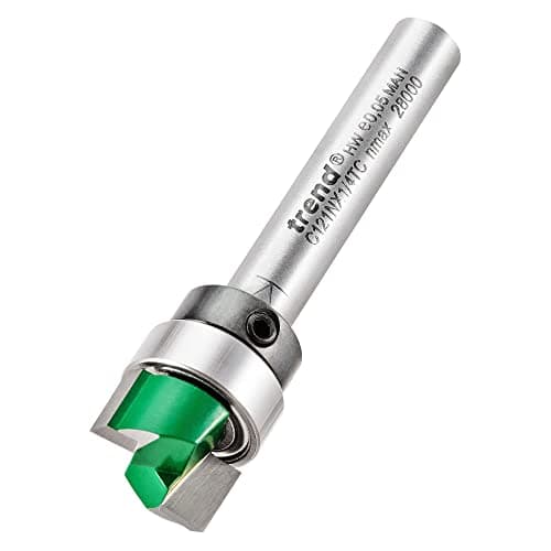 Image of Trend CraftPro Guided Profiler Router Cutter, 1/4 Inch Shank, 6.35mm Cut Diameter & 12.7mm Cut Length, Tungsten Carbide Tipped, C121NX1/4TC
