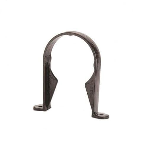 Image of Polypipe RR126 Rainwater Down Pipe Bracket 68mm Black