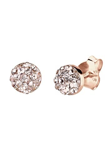 Image of Elli Earrings Women Stud Earrings Sparkling with Crystals in 925 Sterling Silver