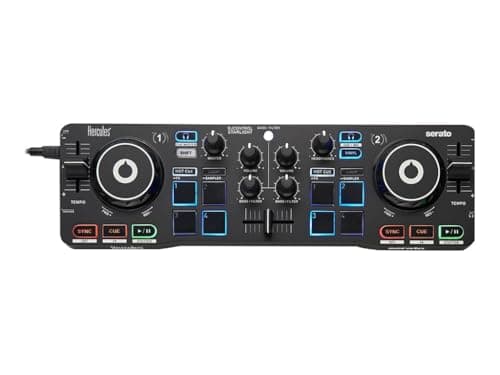 Image of Hercules DJControl Starlight – Compact DJ Controller with Built-in Light Show and Professional Features