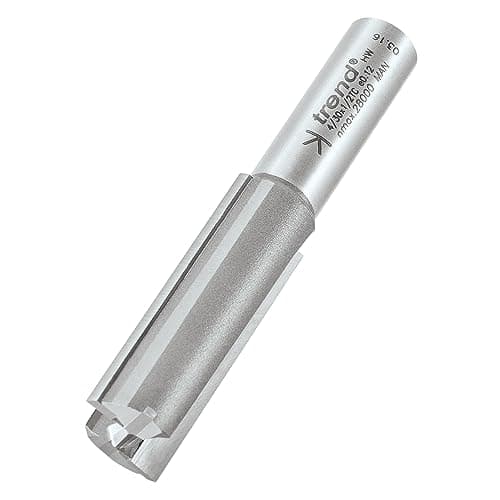 Image of Trend Professional Two Flute Router Cutter, 1/2 Inch Shank, 18mm Cut Diameter & 50mm Cut Length, Tungsten Carbide Tipped, 4/30X1/2TC