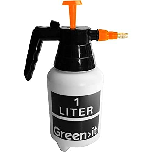 Image of HOME It® Garden Sprayer with Pump 1L – Adjustable Nozzle, Handheld Pressure Sprayer for Plants, Weeding & Cleaning – Durable UV-Resistant Tank, white us