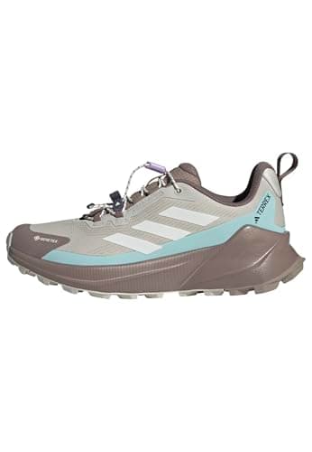 Image of adidas Women's Terrex Trailmaker 2 Gore-TEX Speed LACE Hiking Shoes, Wonder Alumina/Off White/semi Flash Aqua, 7 UK