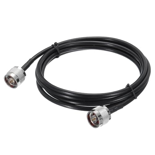 Image of sourcing map 1Pcs 6FT Coaxial Cables 240 Type N Male to N Male Low Loss Coaxial Cable Extension Jumper Cable for Cell Phone Signal Booster,Amplifier,Antennas,SWR Met Black Black