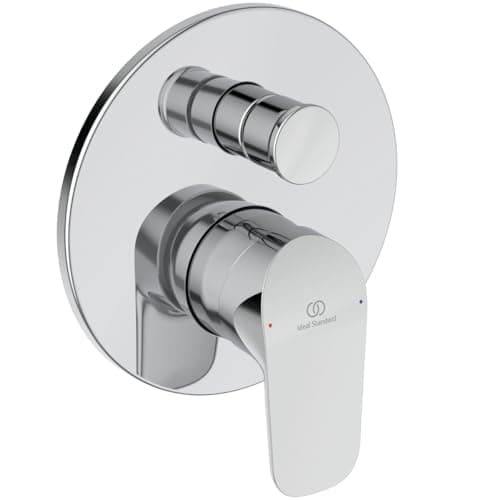 Image of Ideal Standard - Ceraflex, Built-in Bath or Shower Mixer, Two-Way, External Parts, Chrome