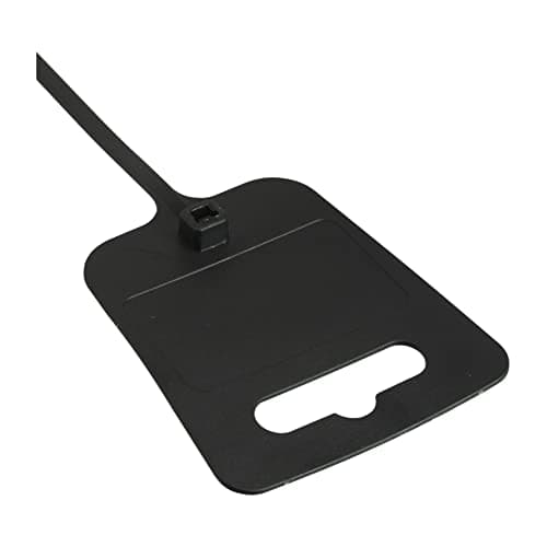 Image of InLine® Marker ties with Eurohole, length 200mm, wide 5mm, black, 100pcs