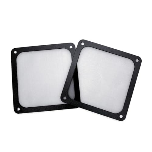 Image of JZK 2Pcs 120mm x 120mm Ventilation Grille Dust Filter Fan Cover with Magnetic Frame for Cooling Fans of PC Computer, Power Supplies, 3D Printers, Cooling Case