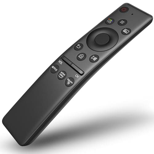 Image of Universal Remote Controls for All Samsung TV LED QLED UHD SUHD HDR LCD Frame Curved Solar HDTV 4K 8K 3D Smart TVs, with Buttons for NeIflix, Rakuten TV Black