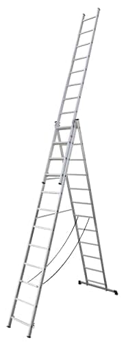 Image of Sealey Aluminium Extension Combination Ladder 3x12 - ACL312