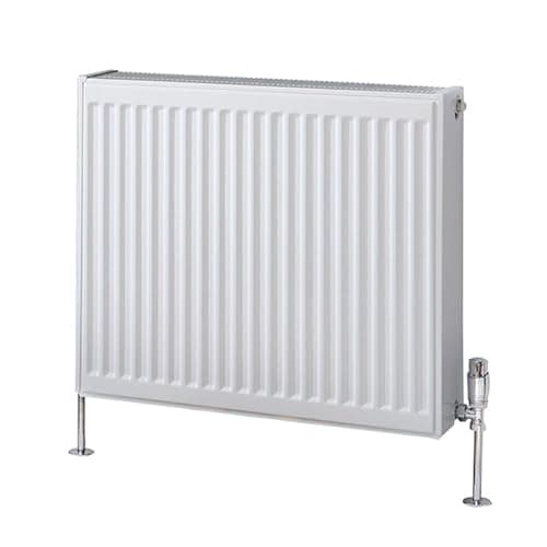 Image of Milano Compact White Type 33 Horizontal Triple Panel Convector Radiator - 600mm x 700mm