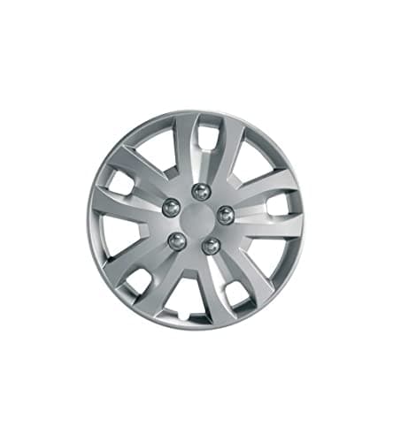Image of RING 13" Gyro Wheel Trims, Impact Resistant Car Wheel Covers, With High Gloss Finish And Chrome Wheel Nuts, Rust Resistant, Silver (Set of 4)