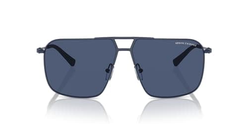Image of Armani Exchange Men 0ax2050s Sunglasses, Matte Blue/Dark Blue, 60 mm