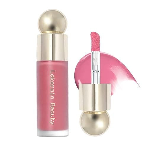 Image of Liquid Blush Soft Cream Face Blush, Long-lasting Blendable Liquid Blusher Lightweight Moisturizing Beauty Makeup for Cheeks, Natural Looking Matte Finish Dewy Skin Tint (#02 Happy)