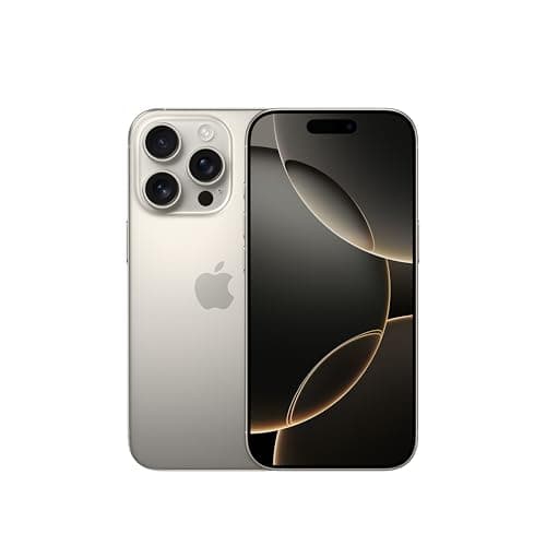 Image of Apple iPhone 16 Pro 128 GB: 5G Mobile phone with Apple Intelligence, Camera Control, 4K 120 fps Dolby Vision and a Huge Leap in Battery Life. Works with AirPods; Natural Titanium