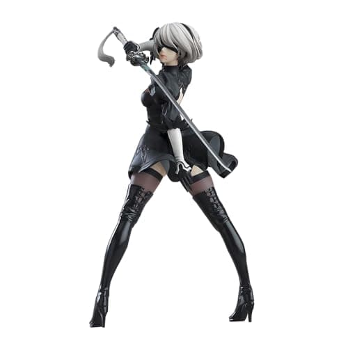 Image of Xinchangda 2B Figure Automata 9S Figure Statue 17cm No.2 Type B 2Byorha Action Figures Standing Pose Anime Figurine Desktop Decoration Collectibles Gift