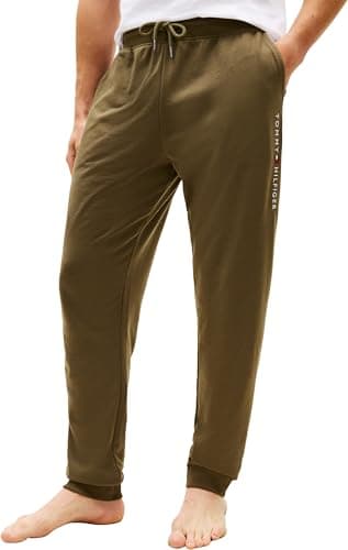 Image of Tommy Hilfiger Men's Track Pant Um0Um03664 Pants, KHAKI (Army Green), XS