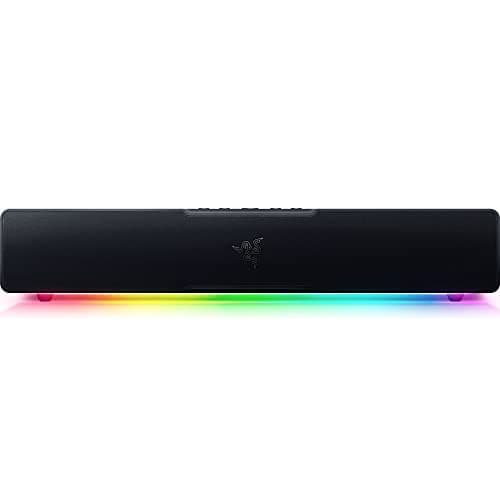 Image of Razer Leviathan V2 X - PC Gaming Soundbar (Full-Range Drivers, Compact Desktop Form Factor, USB Type C Power and Audio Delivery, Bluetooth 5.0) Black