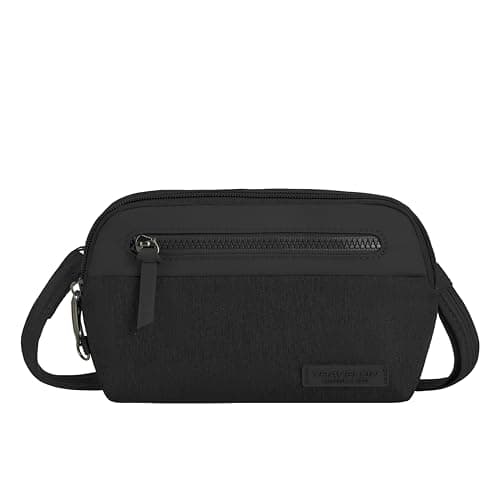 Image of Travelon: Anti-Theft Metro Convertible Small Crossbody Bag, Black, One Size, Anti-theft Metro Convertible Sm.