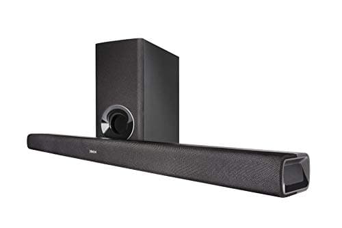 Image of Denon DHT-S316 Soundbar and Wireless Subwoofer for Surround Sound, Bluetooth Sound Bar with Dolby Digital, DTS Decoding, Dialogue Enhancer, HDMI ARC, Wall Mountable, Music Streaming