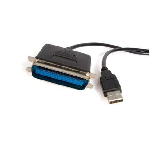 Image of StarTech.com 6 ft. (1.8 m) USB to Parallel Port Adapter - IEEE-1284 - Male/Male - USB to Centronics Cable (ICUSB1284)