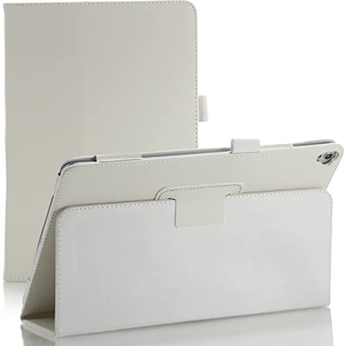 Image of Folio Cover Leather Flip Stand Case For Apple iPad 10.2 9th/8th/7th Generation (2021/2020/2019) and For Apple iPad Pro 10.5 (2017) and For Apple iPad Air 3 (2019) (White)