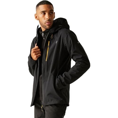 Image of Regatta Mens Birchdale II Waterproof Jacket Breathable Lightweight Outdoor Walking Coat