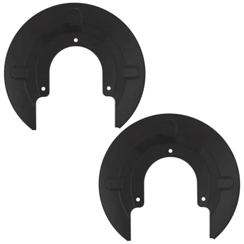 Image of XYZ Parts Rear Brake Brake Disc Dust Shields Splash Guards Covers Compatible with VW Transporter T4 Chassis Cab & Van 1996-2003 Drivers & Passengers Side Replacement