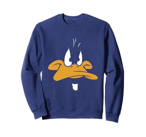 Image of Looney Tunes Daffy Duck Big Face Sweatshirt