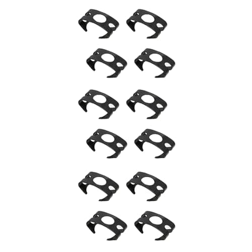 Image of 12 Pcs Brake Hose Pipe Clips Fits For VW GOLF MK2 MK1 Cabriolet Scirocco 1.6 1.8 GTI 4D0611715B