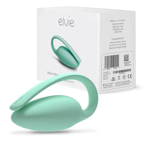 Image of Elvie Trainer Smart Kegel Exerciser – Pelvic Floor Trainer for Women, Real-Time Feedback App, 6 Guided Exercises, Patented Tilt Technology, Medical-Grade Silicone, Bladder Control