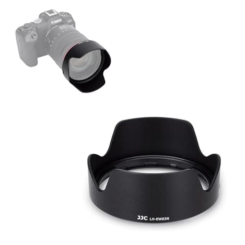 Image of JJC Bayonet Lens Hood Compatible with Canon RF 24-105mm f4L IS USM Lens Only, Reversible Lens Shade Replaces Canon EW-83N Lens Hood