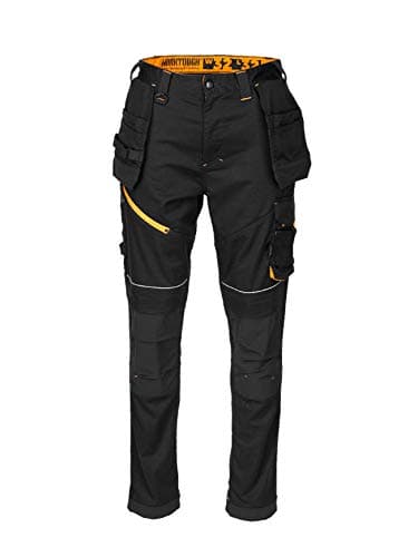 Image of Worktough Men's Holster Trouser Work Utility Pants, Black, 44, WT14712-44