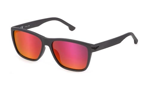 Image of Police SPLB38E TAILWIND 3 Unisex Polarized Sunglasses T17P 56, Matte Grey, 56, Matte Grey, 56, Matte Grey, 56