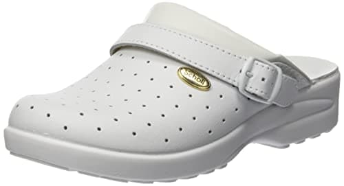 Image of Scholl - Unisex - Clog Racy -Medical Professional Clog - White - 8