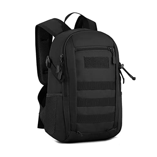 Image of HUNTVP Small Backpack 10L 20L 30L, Tactical Military Molle Backpack Mini Rucksack, School Bag, Daypack Rucksacks for Men Women Boys Girls College, Travelling, Cycling, Hiking, Gym, Running, Outdoors
