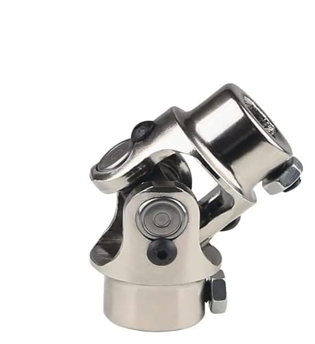 Image of Propshaft Centre Bearing 3/4" DD X Splined Chrome Single U-Joint Shaft Universal Steering Car Accessories